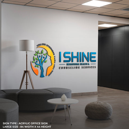 Custom 2 Acrylic Office Signs for Rahul Patel - Nova Pro Signs