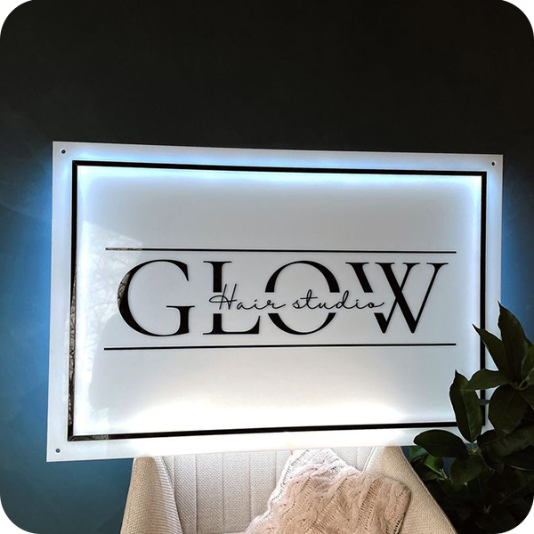 Circle Backlit Business Signs - Nova Pro Signs