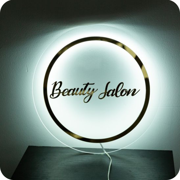 Circle Backlit Business Signs - Nova Pro Signs