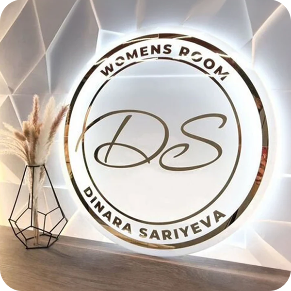 Circle Backlit Business Signs - Nova Pro Signs