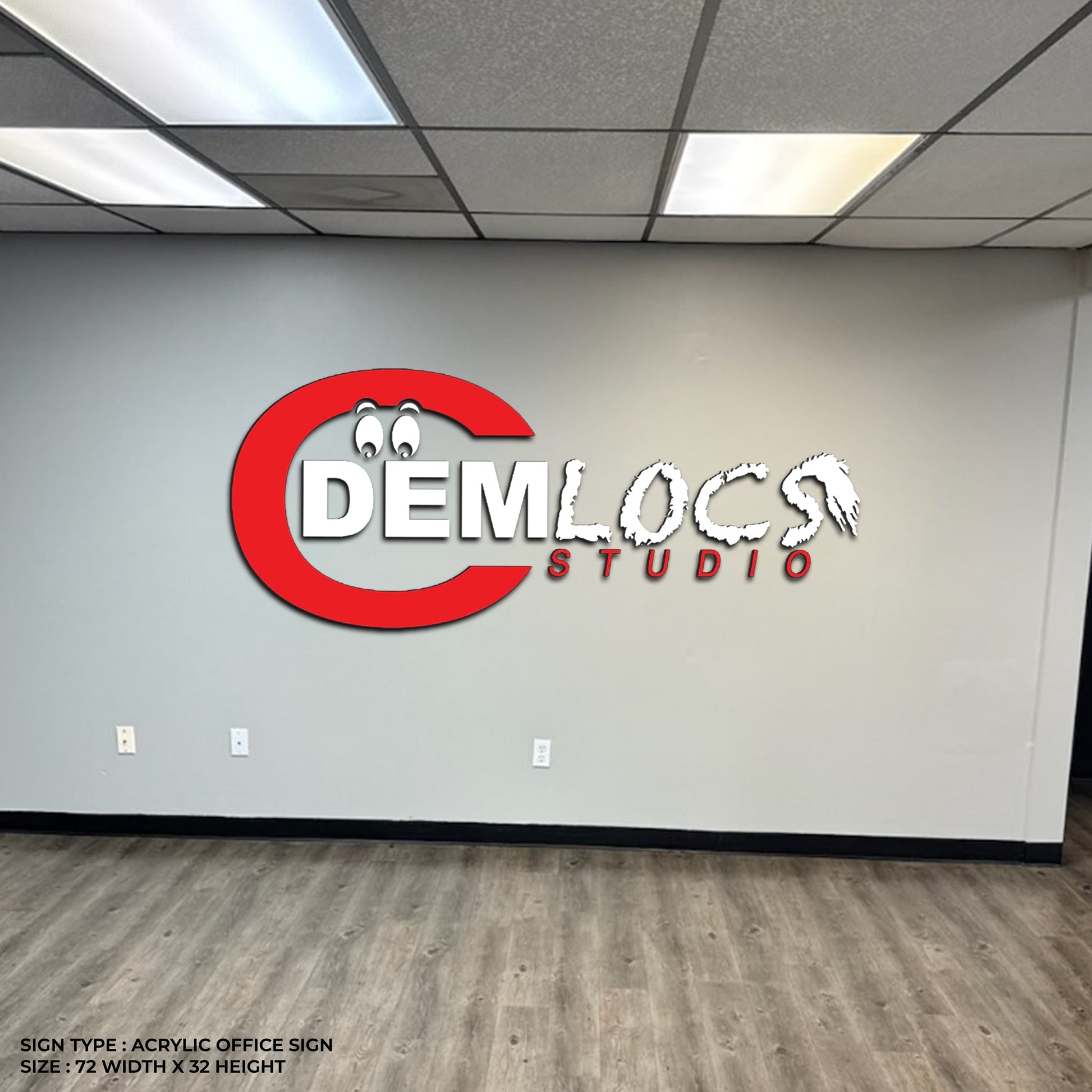 Custom Acrylic Office Sign for Christopher Robinson - Nova Pro Signs