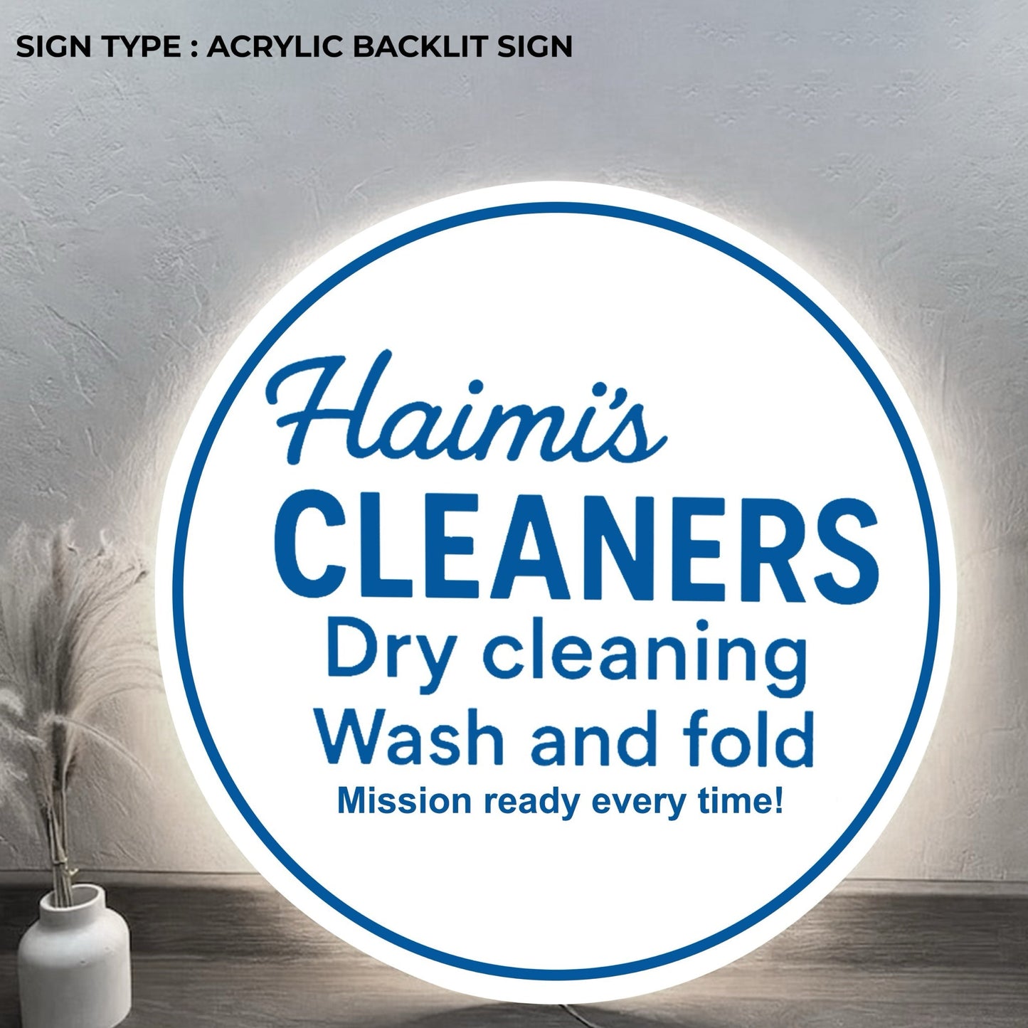 Custom Lightbox & Acrylic Backlit Sign for Bobby Brtu - Nova Pro Signs