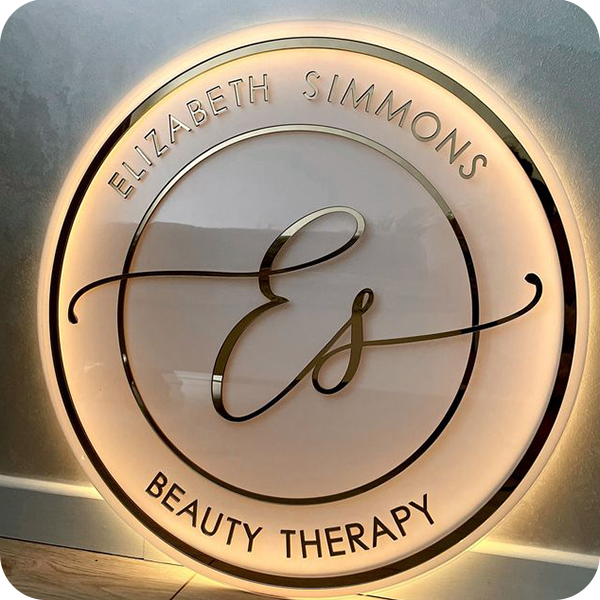 Circle Backlit Business Signs - Nova Pro Signs