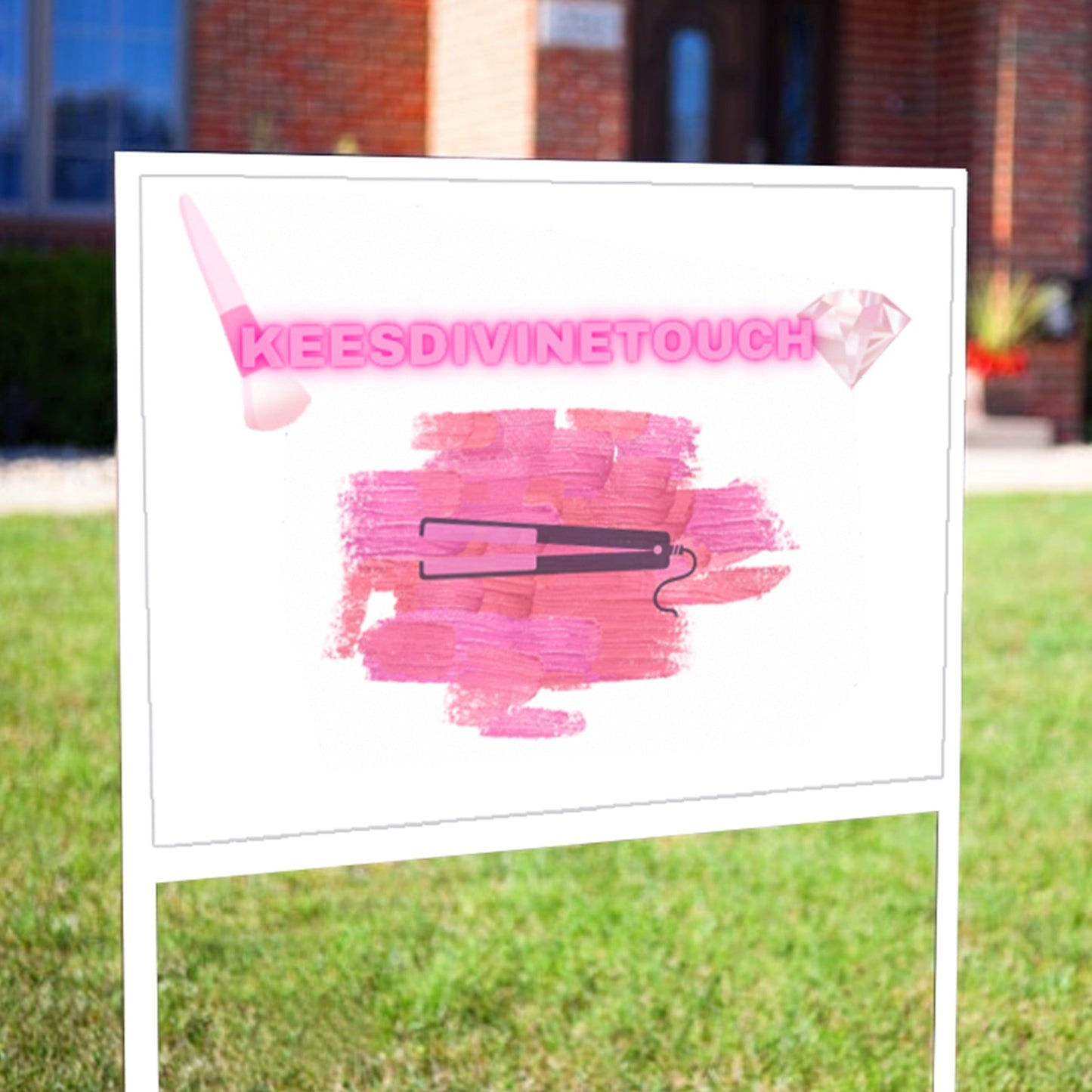 Custom Metal Yard sign for Shekinah - Nova Pro Signs