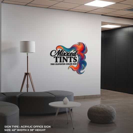 Custom Acrylic Office Sign for Sherri Freeman (Final Payment) - Nova Pro Signs