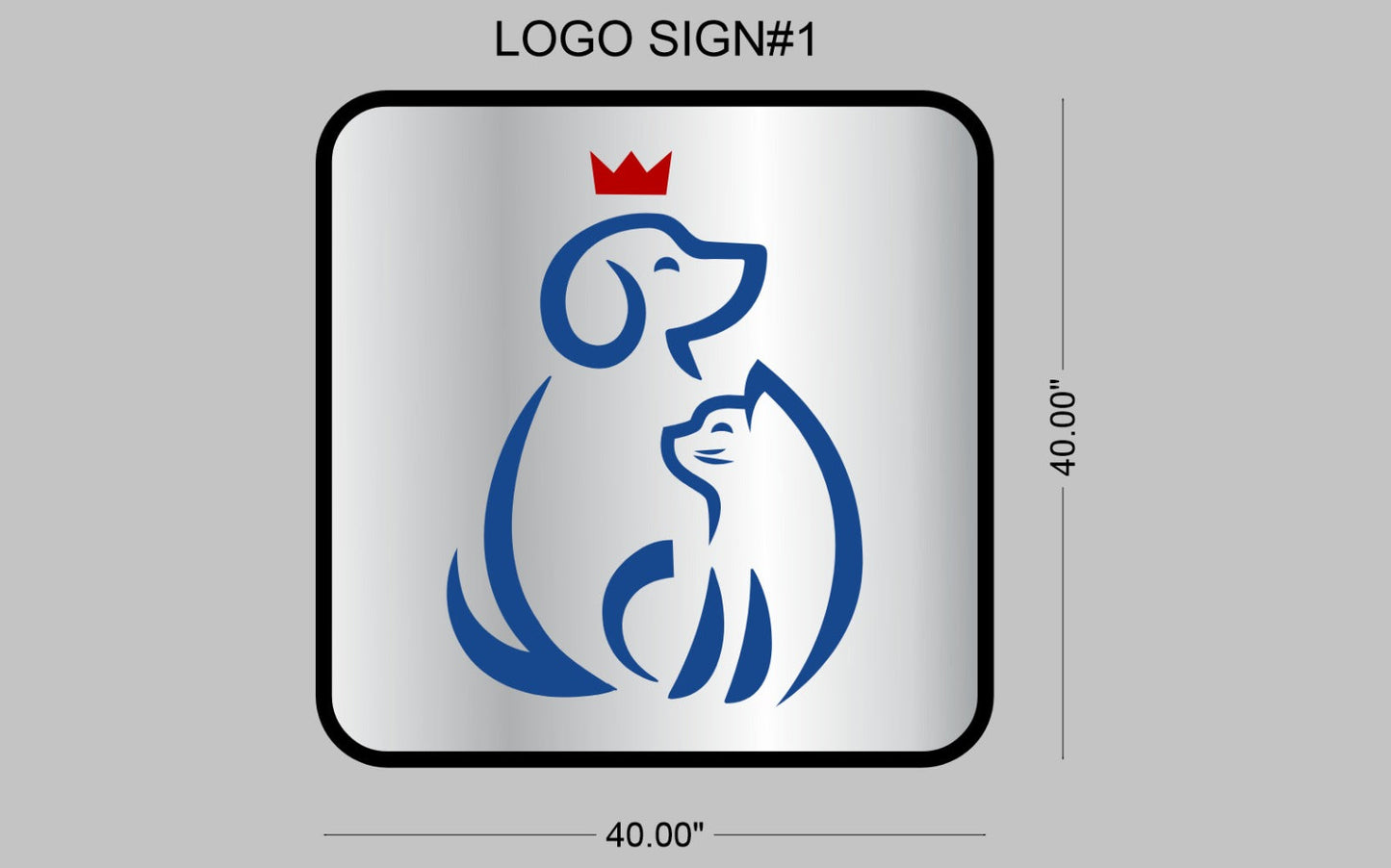 Initial Deposit – Custom Signage Project for Majestic Park Animal Hospital - Nova Pro Signs