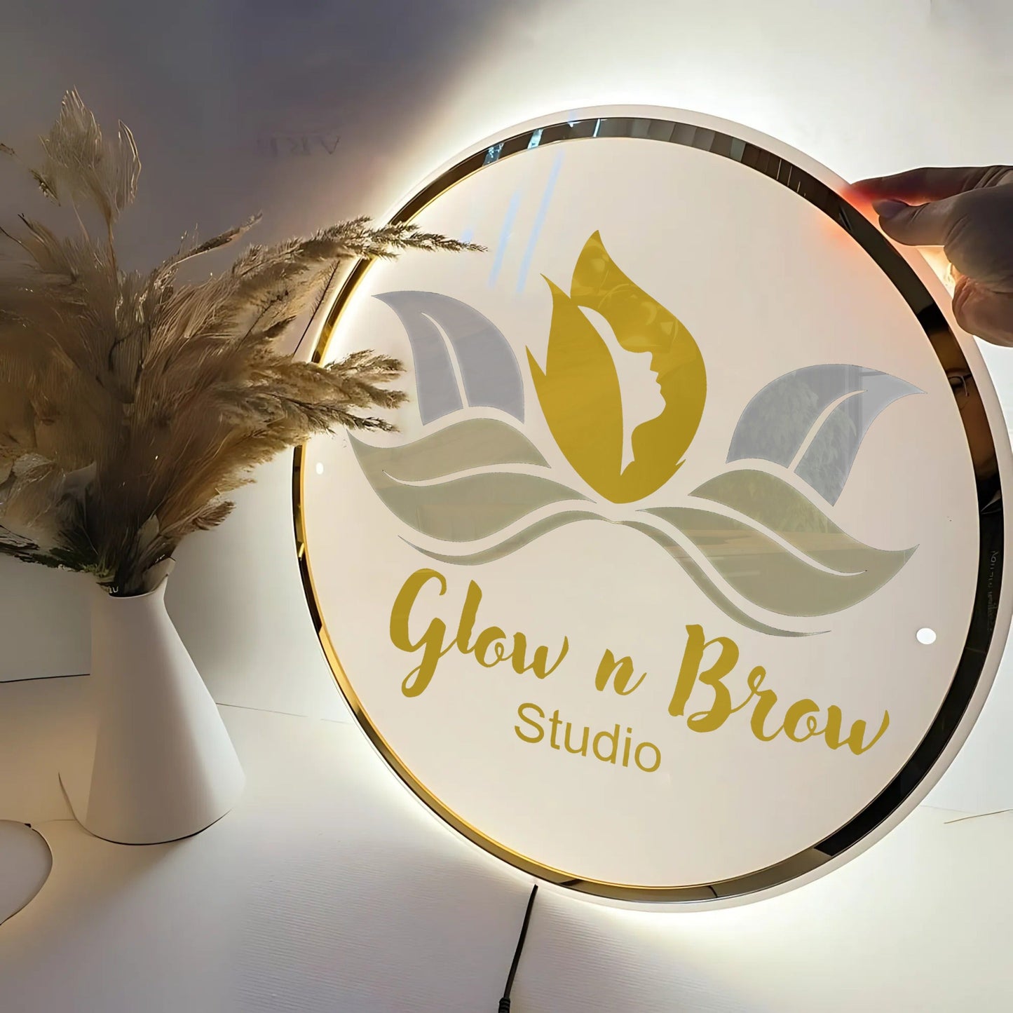 Custom Acrylic Backlit Sign For Hamaail Naqvi - Nova Pro Signs