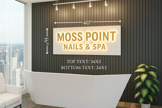 Custom Business Sign For Thuy nguyen - Nova Pro Signs