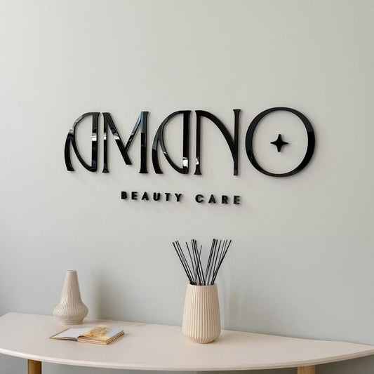 3D Acrylic Logo Wall Sign Standard Colours - Nova Pro Signs