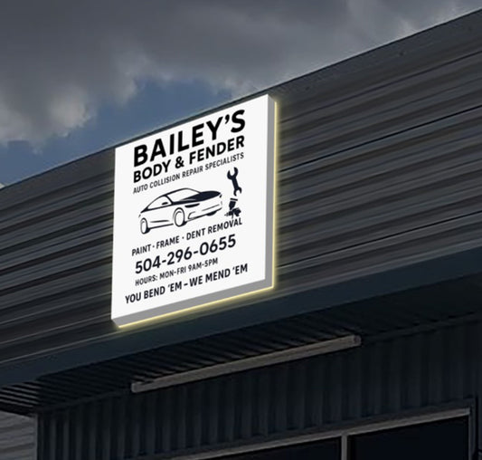 Custom Business Sign For Errol Bradley 48x48 - Nova Pro Signs