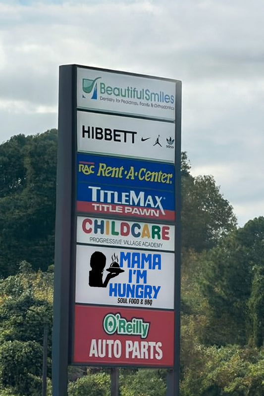 Custom Acrylic Board Sign for Cushman Circle