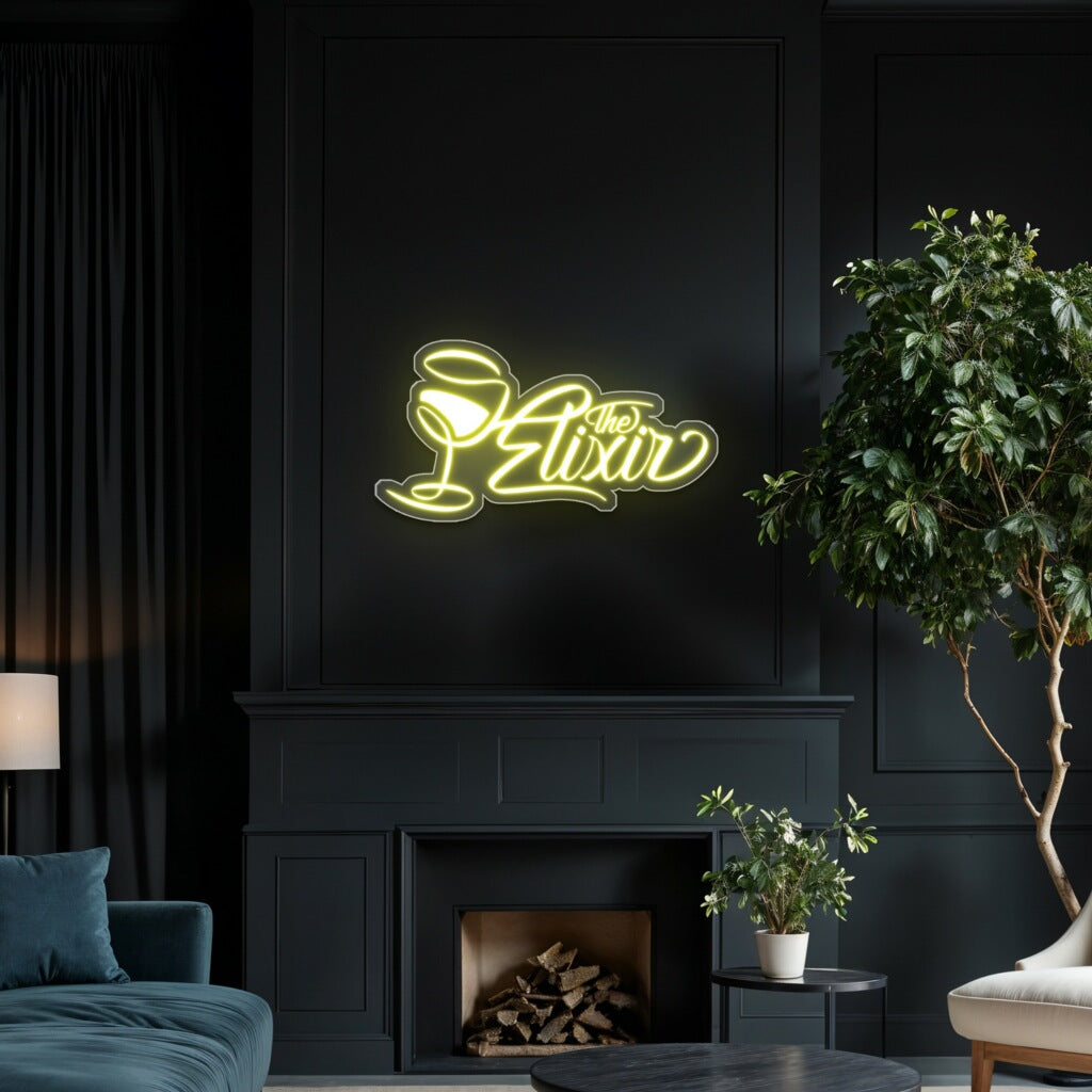 Custom The Elixir Led Neon Sign - Nova Pro Signs