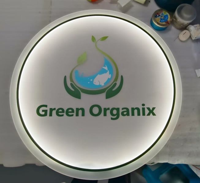 Custom Acrylic backlit Sign for Ronnie Victor final amount - Nova Pro Signs