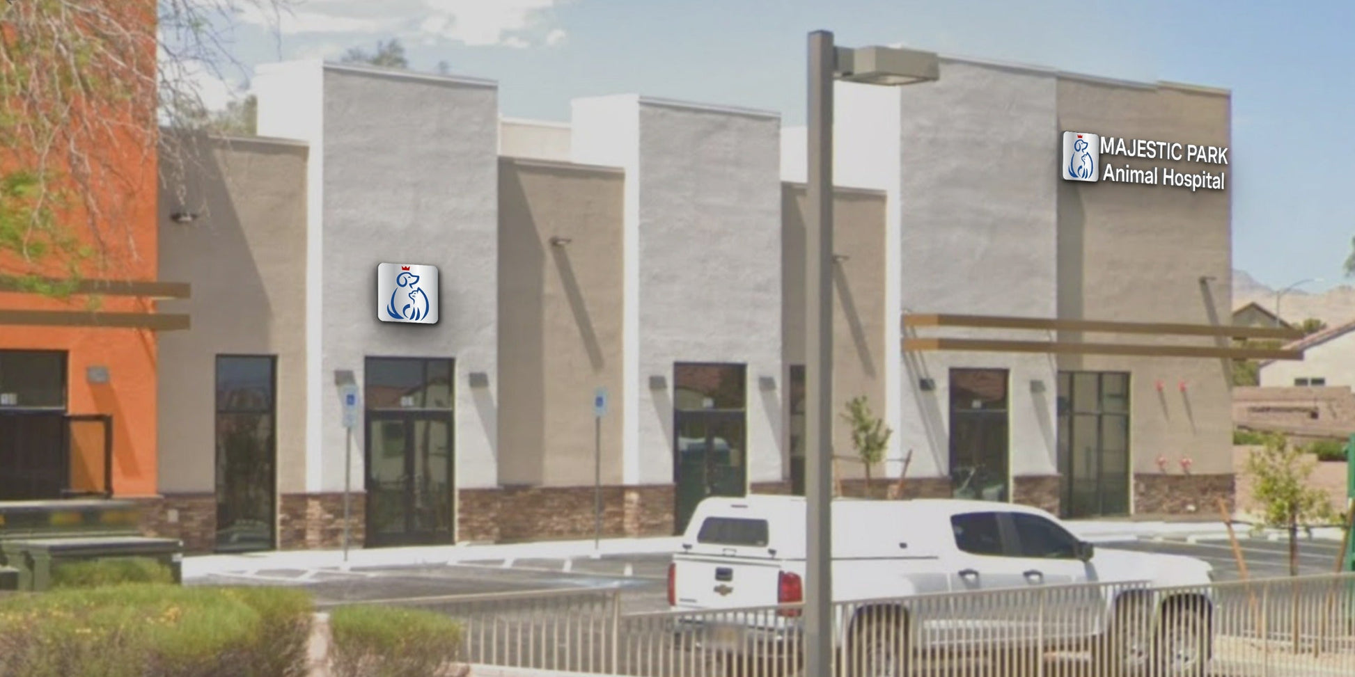Initial Deposit – Custom Signage Project for Majestic Park Animal Hospital - Nova Pro Signs