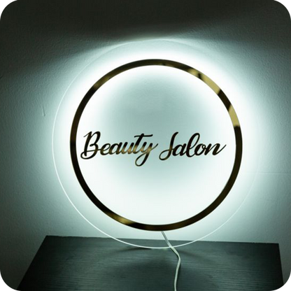 Circle Backlit Business Signs - Nova Pro Signs