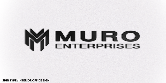 Custom Acrylic Office Sign For Alex Muro
