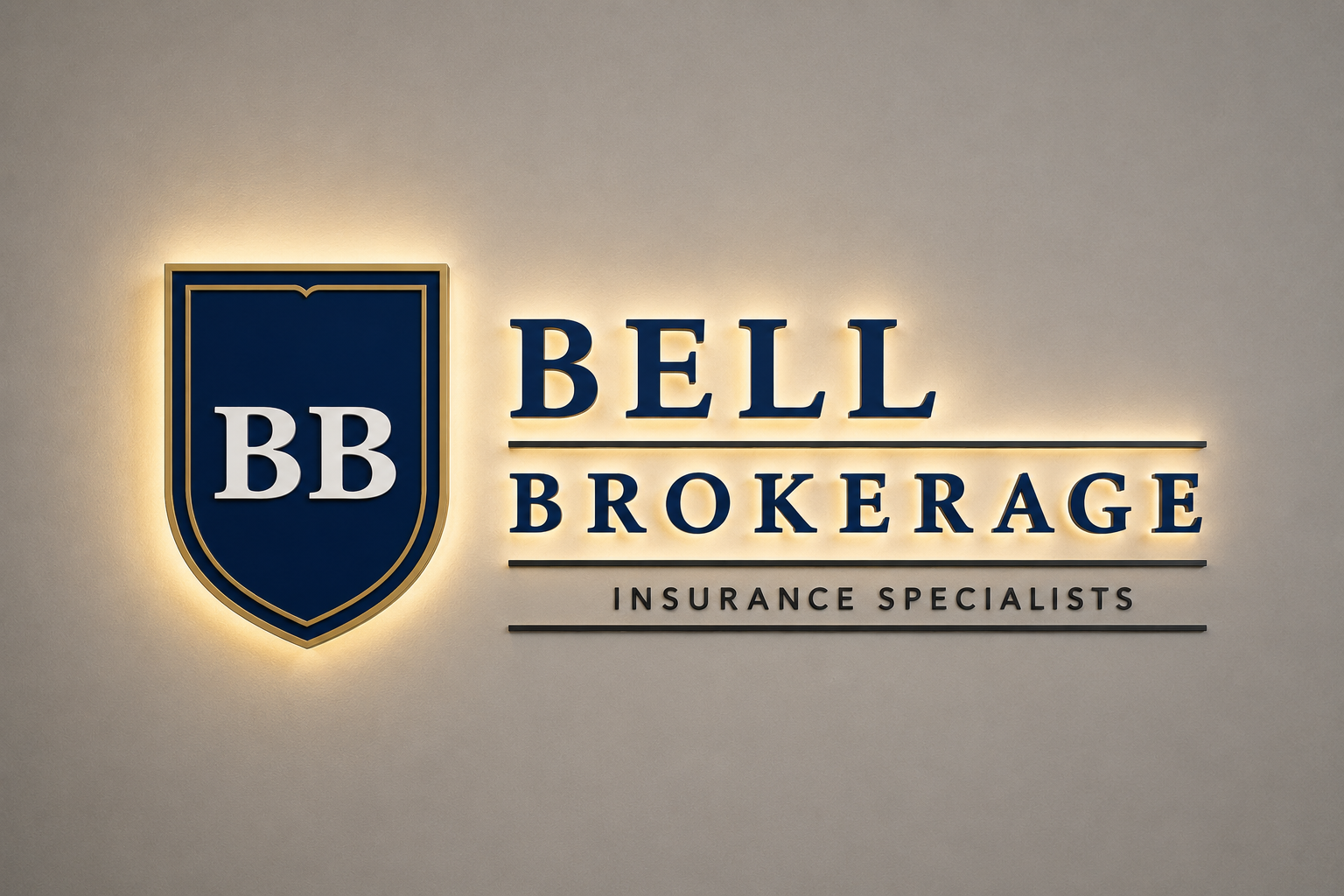 Custom 3D Metal Backlit Sign for Leor Belleli