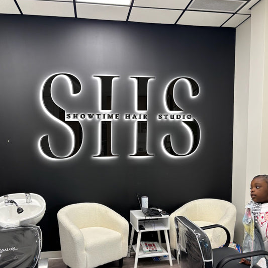 Custom Frontlit and Backlit Sign for Jada Mcdowell - Nova Pro Signs