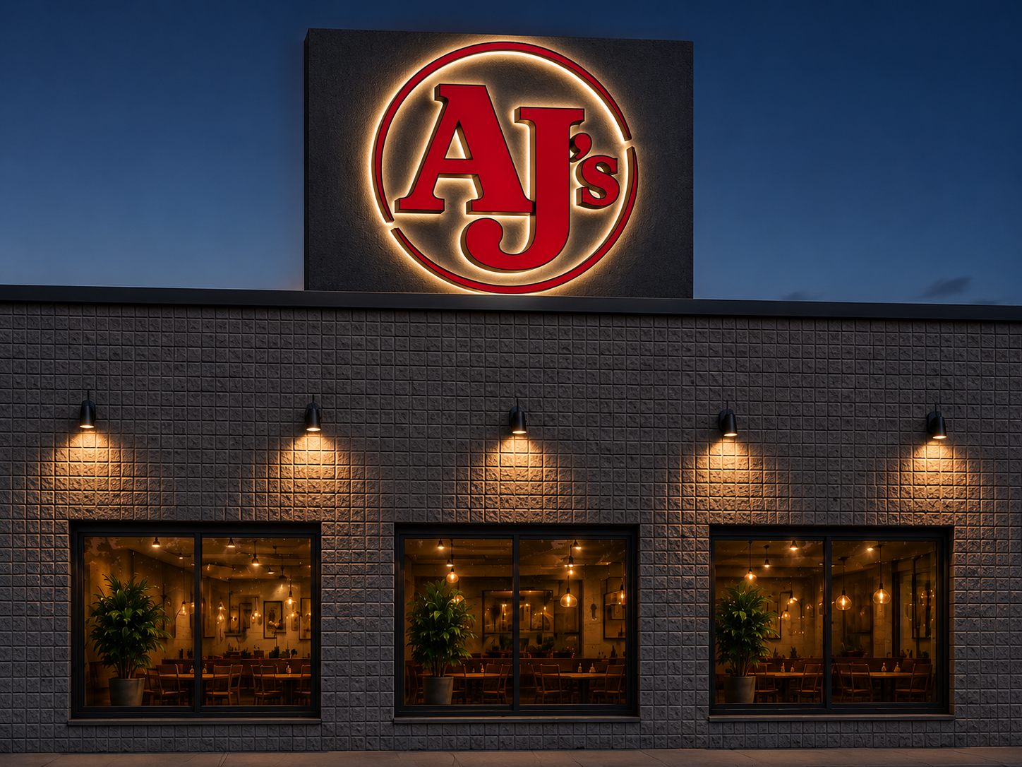 Custom 3D Metal Backlit Sign with backpanel For Aakansha