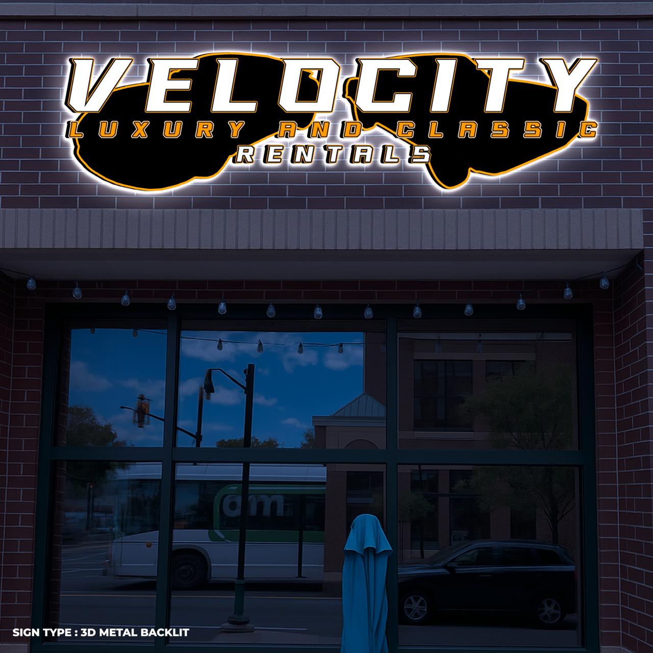 Custom 3D Metal Backlit Sign for Adam Granquist - Nova Pro Signs