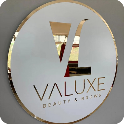 Circle Backlit Business Signs - Nova Pro Signs