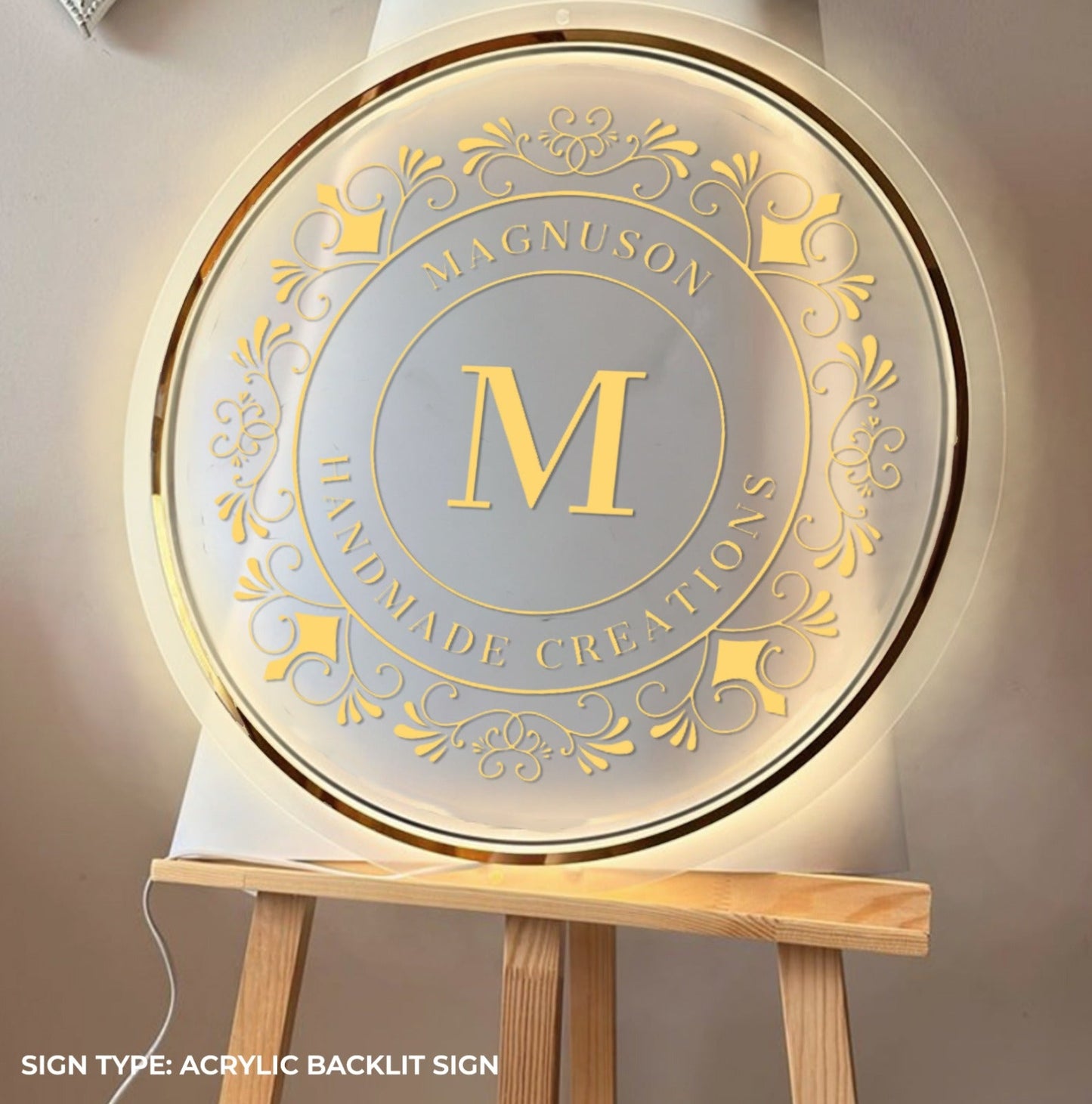 Custom Acrylic backlit Sign for Shannen Magnuson - Nova Pro Signs