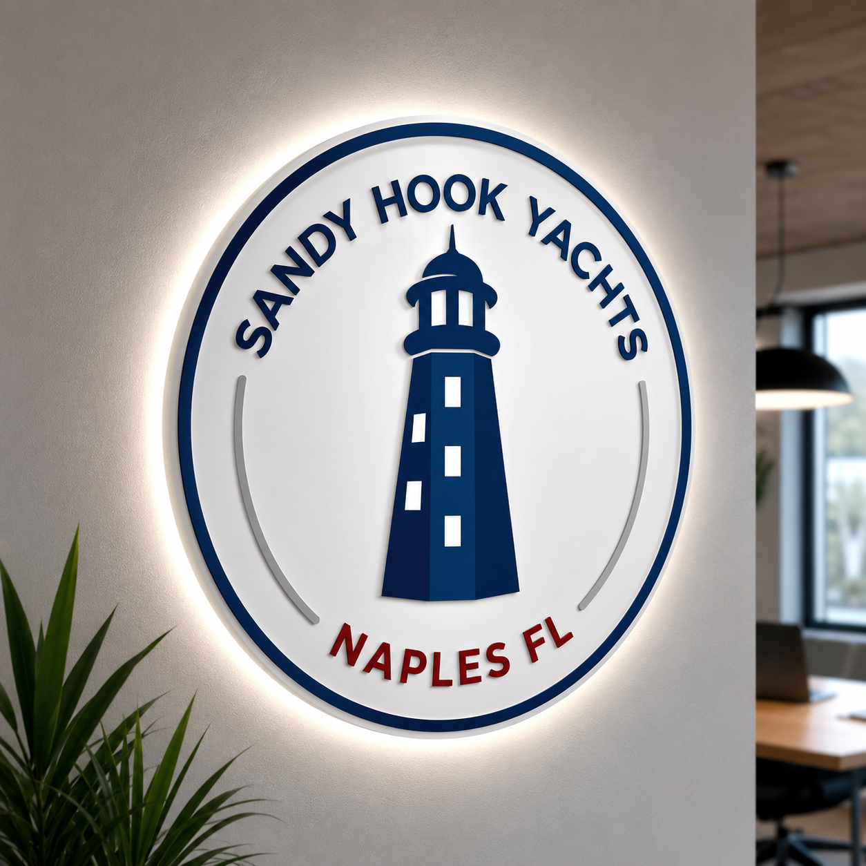 Custom Acrylic Backlit Sign for Jenna Nickolson