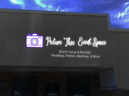 Custom Acrylic Storefront Sign Kristen Thomas - Nova Pro Signs