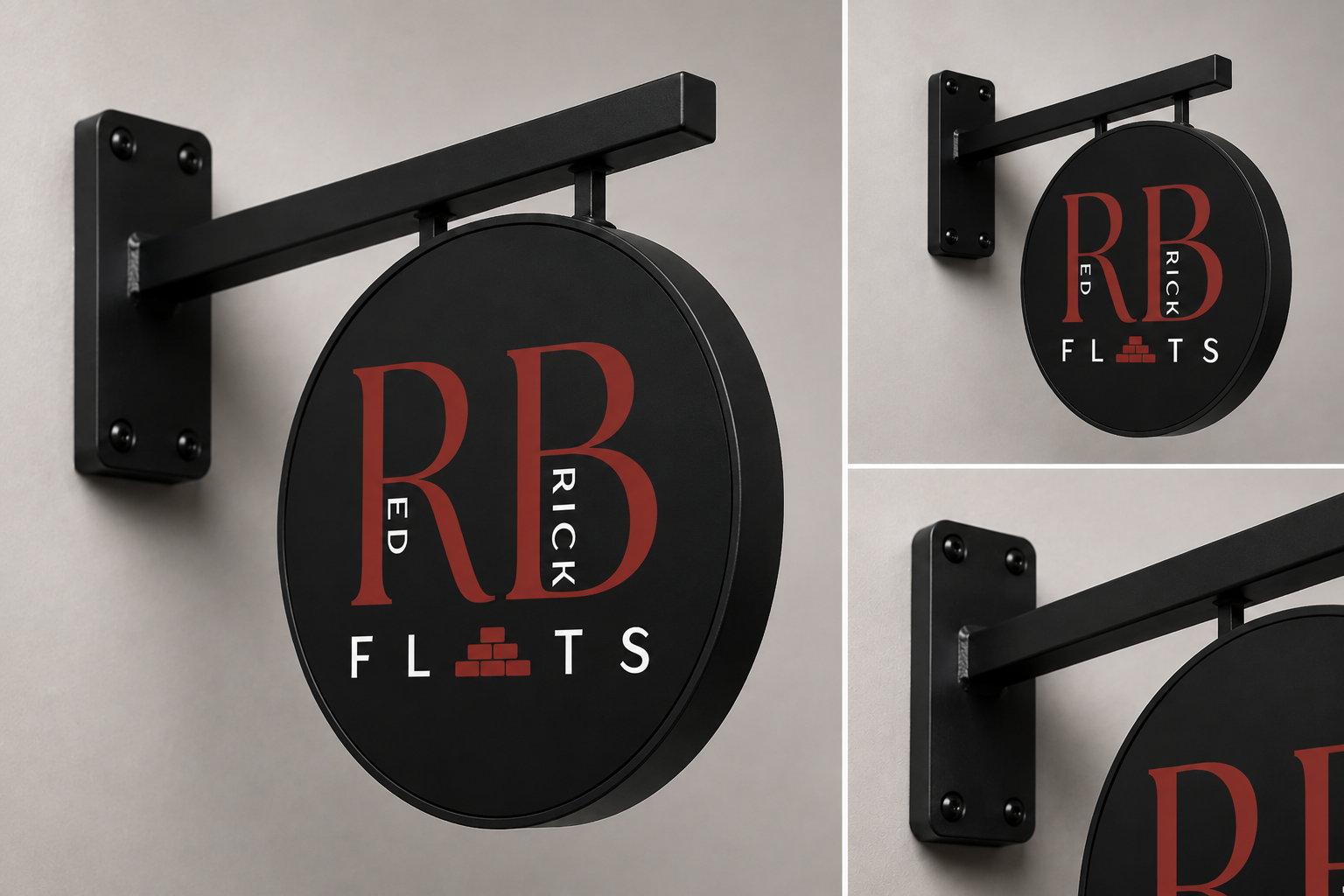 Custom Dual-Sided Blade Sign for Sara Skeens