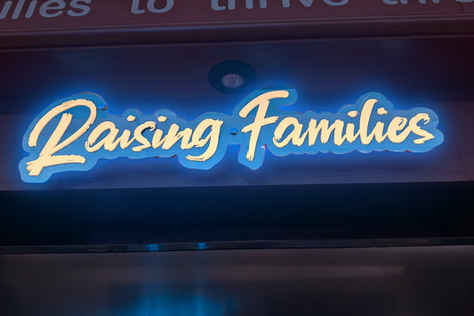 Custom Acrylic Backlit Sign for Harold Bradshaw