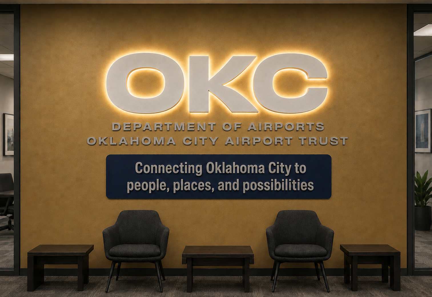 Custom 3D Metal Backlit Sign for Joley Vance