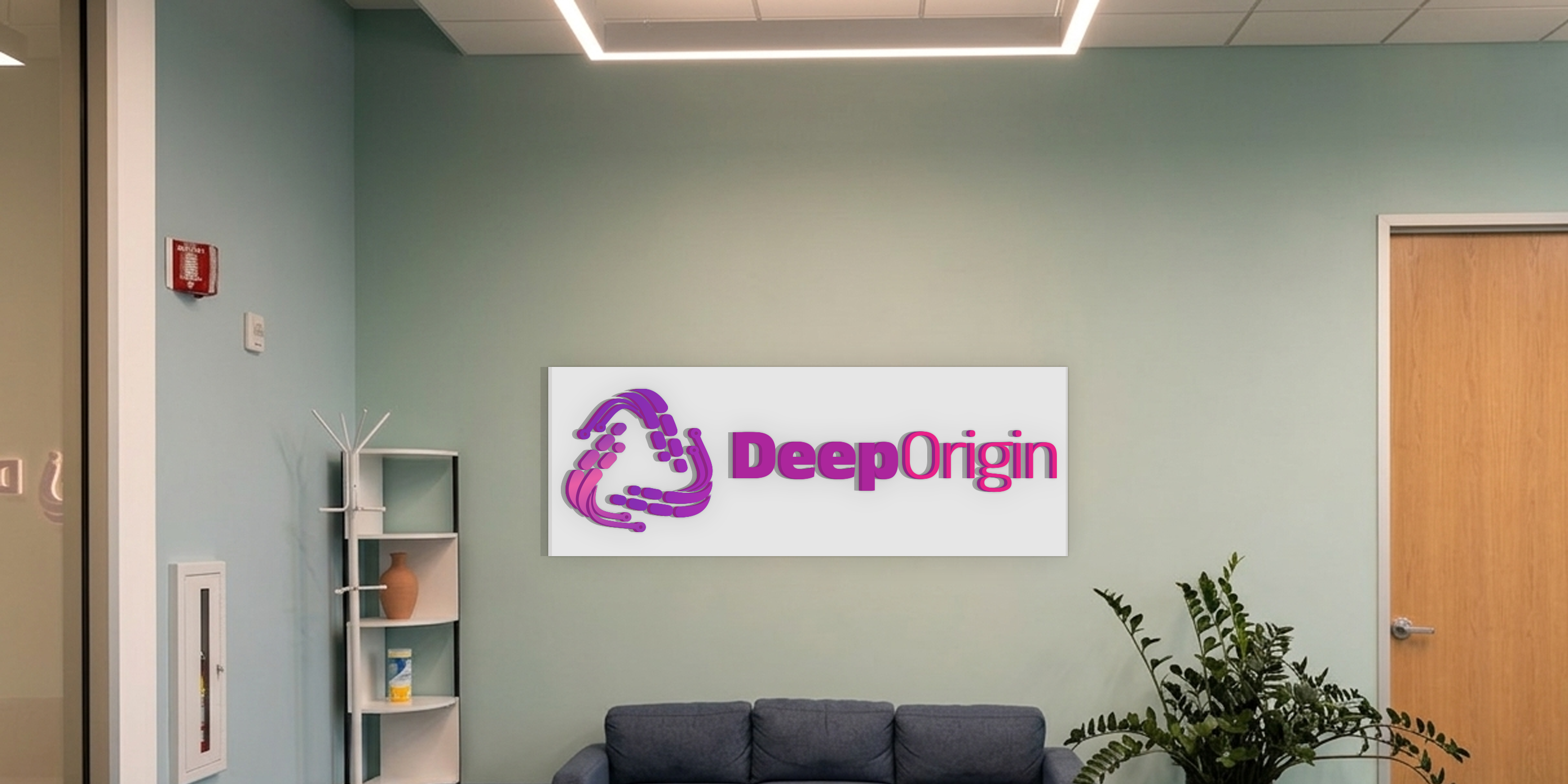 Custom Non-Illuminated Push Through Sign for Aleks Grigoryan