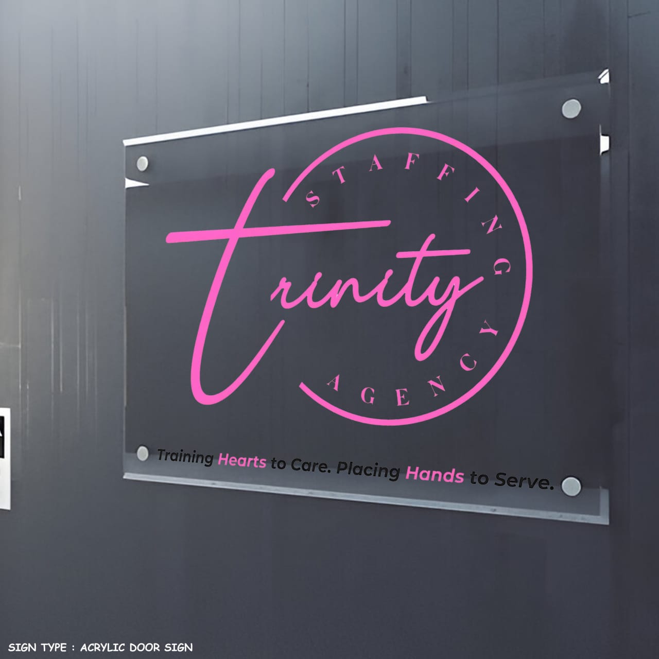 Custom Office Sign for Aya Asuncion - Nova Pro Signs