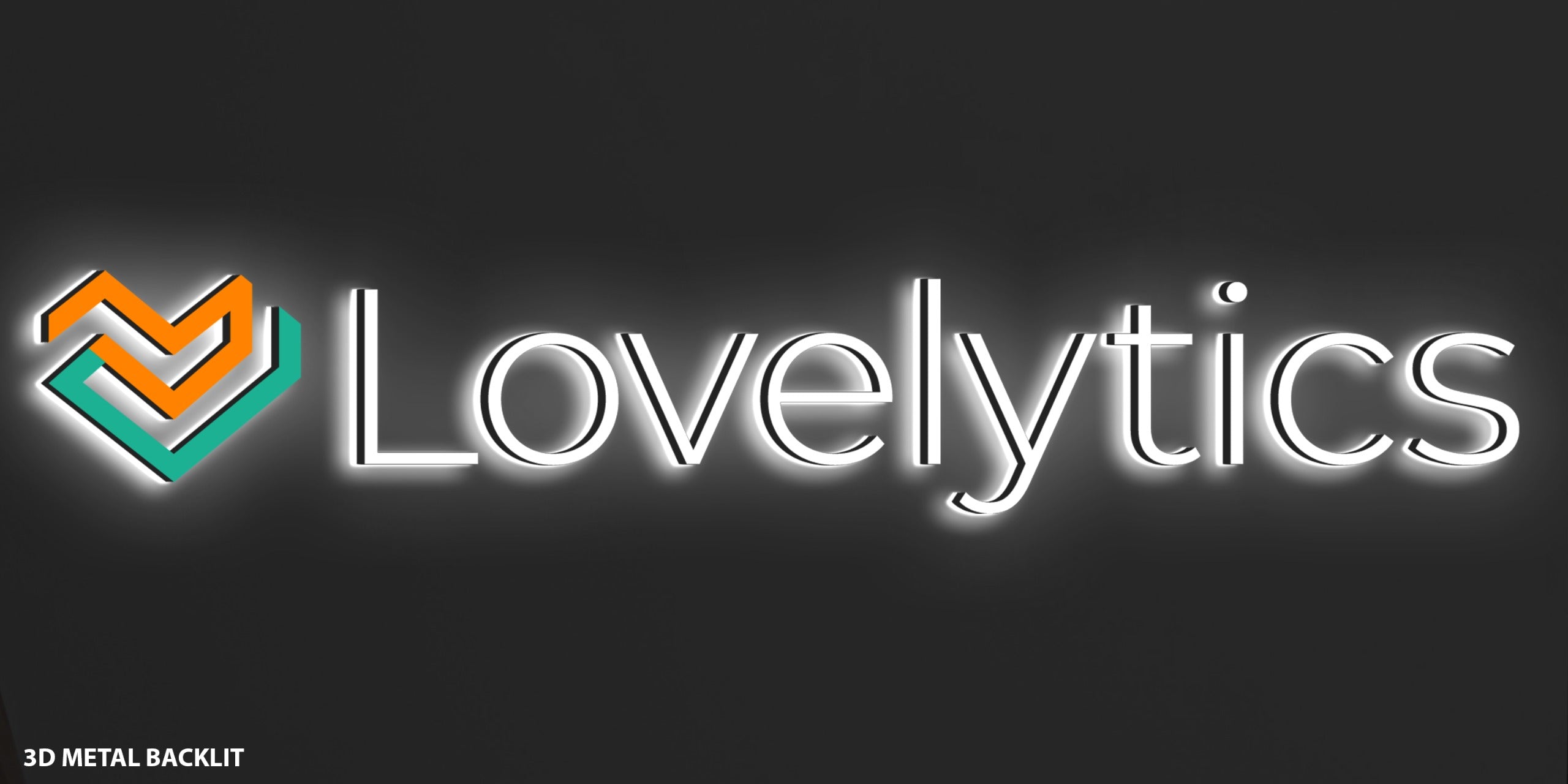 Custom 3D Metal Backlit Sign for Liz Cleveland