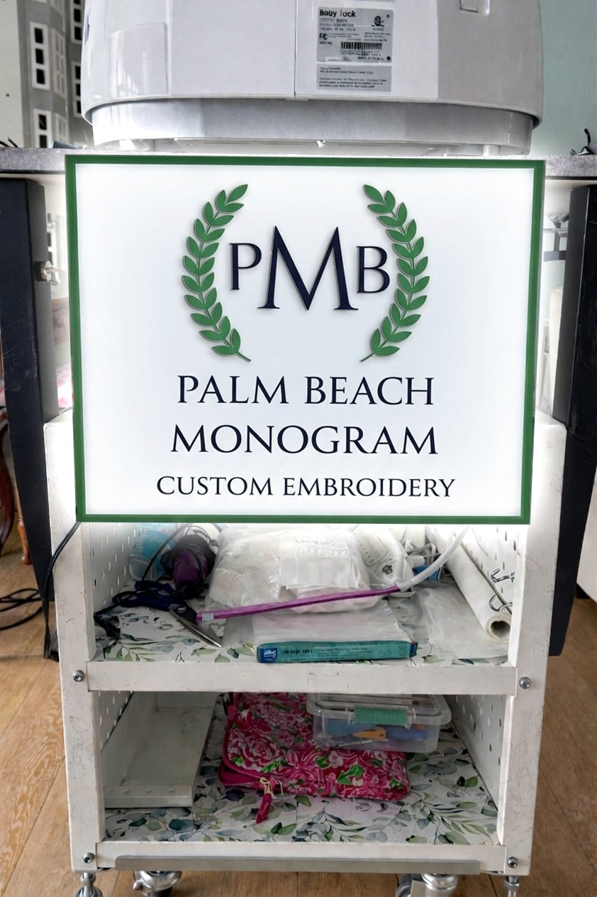 Custom Acrylic Backlit Sign for Laurie Milligan