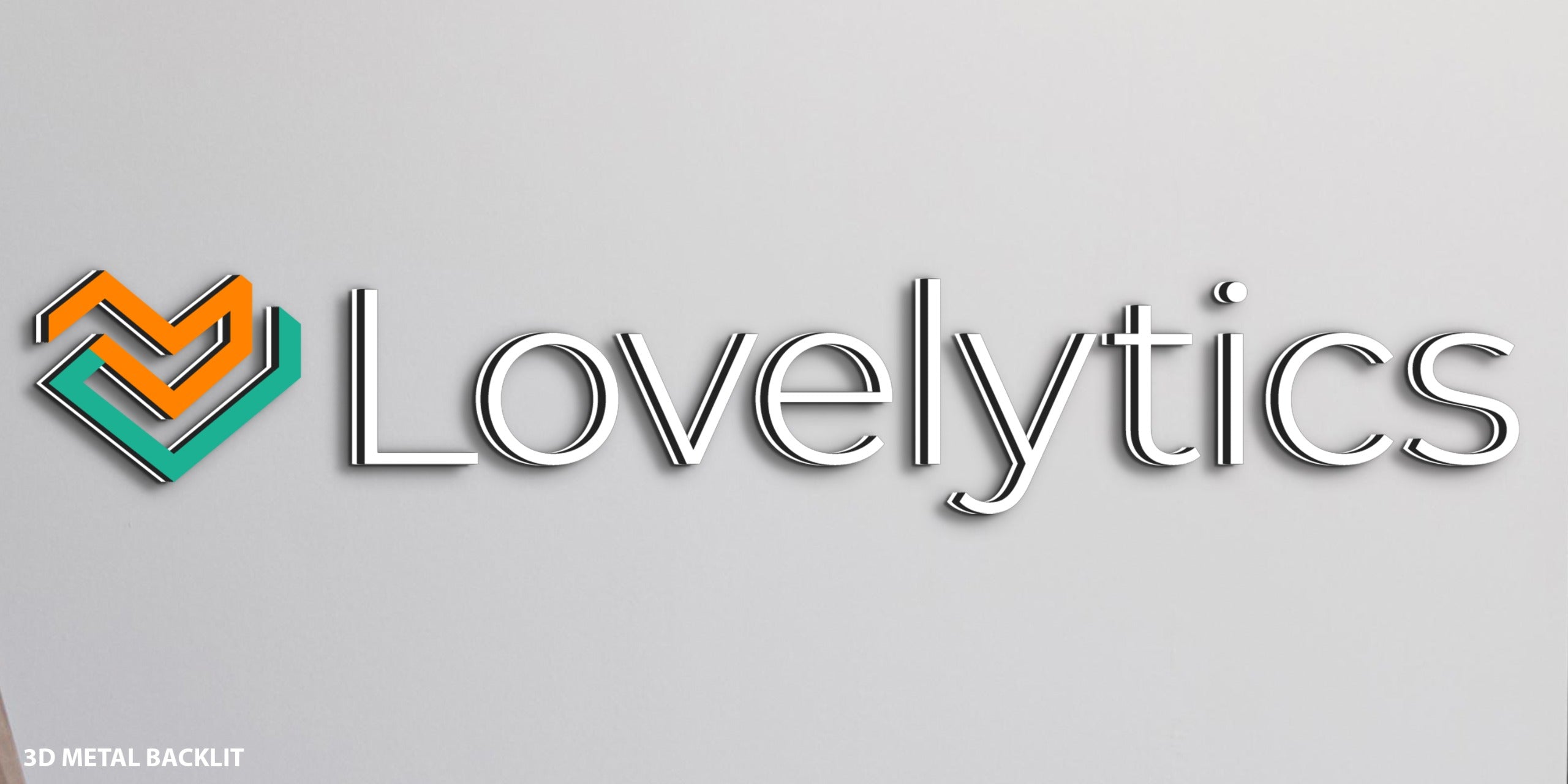 Custom 3D Metal Backlit Sign for Liz Cleveland