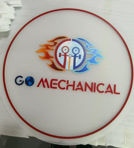 Custom Acrylic backlit Sign for Ronnie Victor final amount - Nova Pro Signs