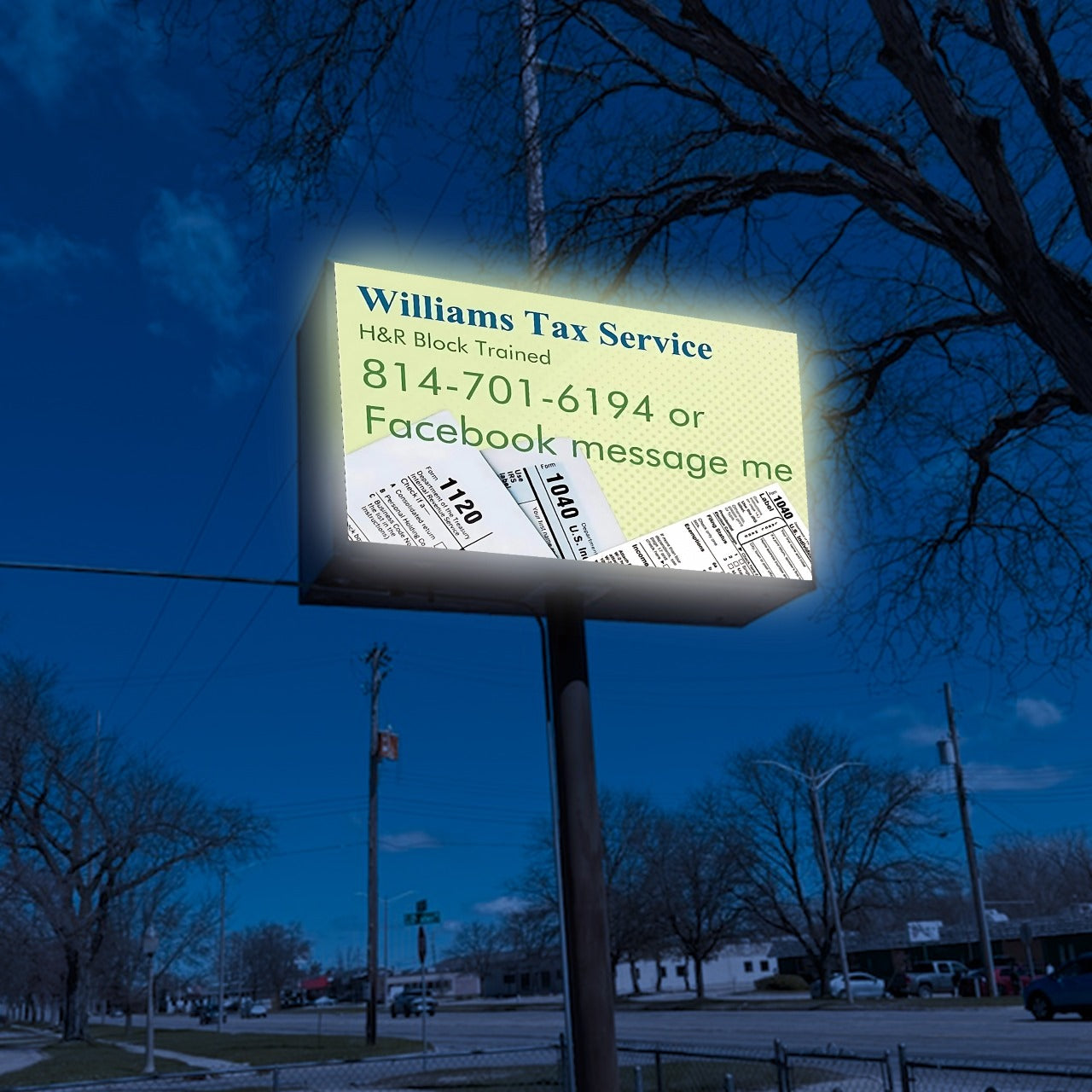 Custom Lightbox Sign for Thomas Williams - Nova Pro Signs