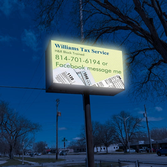 Custom Lightbox Sign for Thomas Williams - Nova Pro Signs