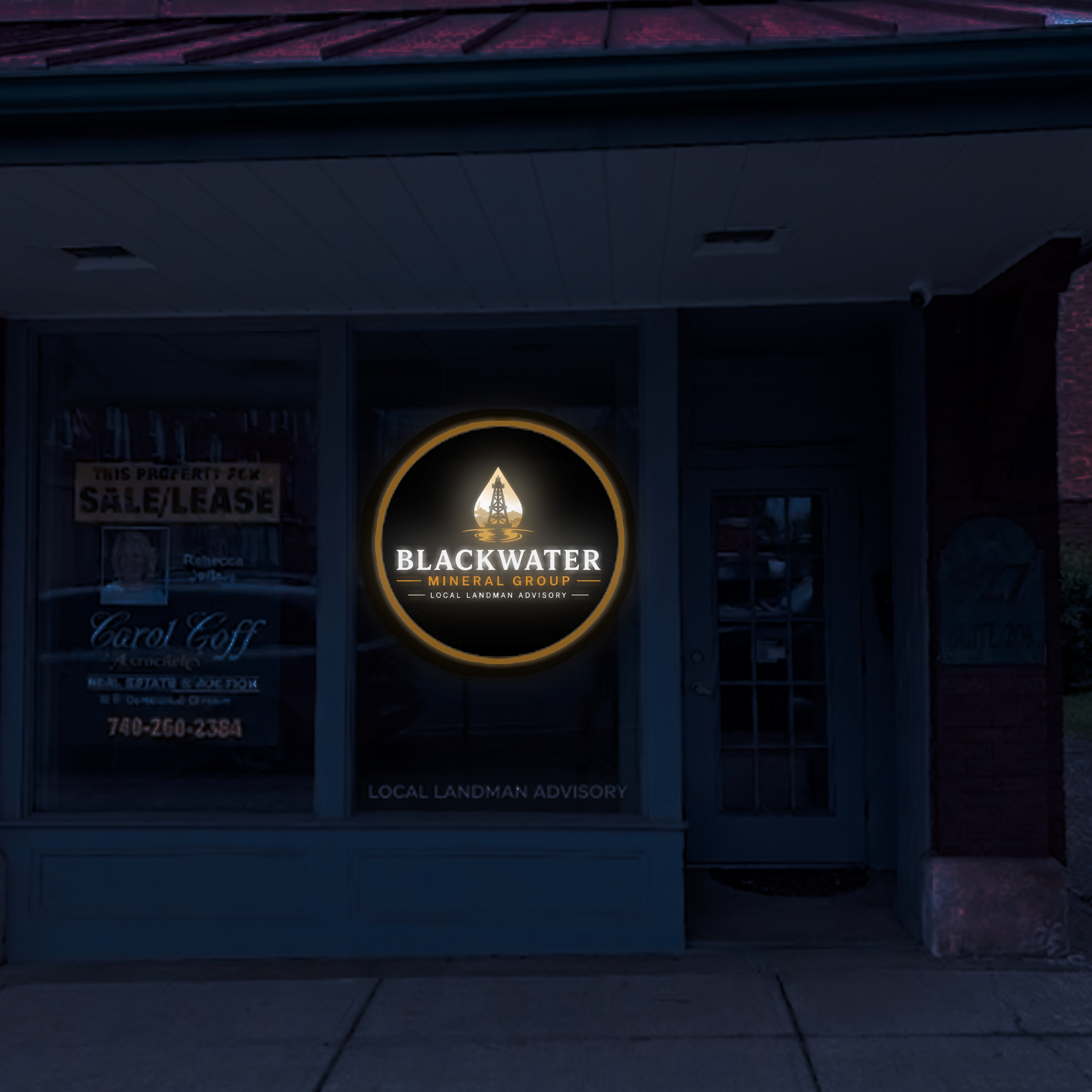 Custom Lightbox Sign for Mike Garza