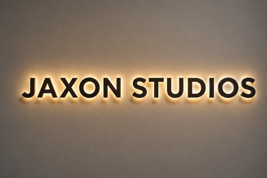 Custom 3D Metal Backlit Sign for Elizabeth Dogan