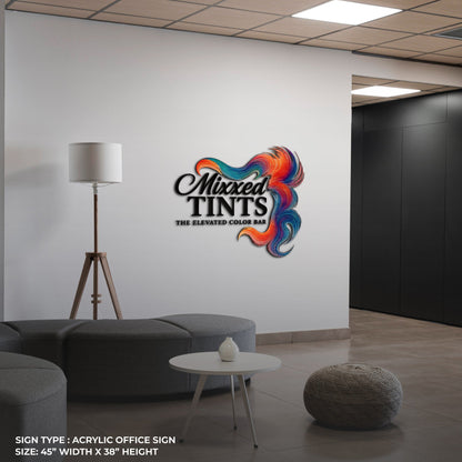 Custom Acrylic Office Sign for Sherri Freeman (Final Payment) - Nova Pro Signs