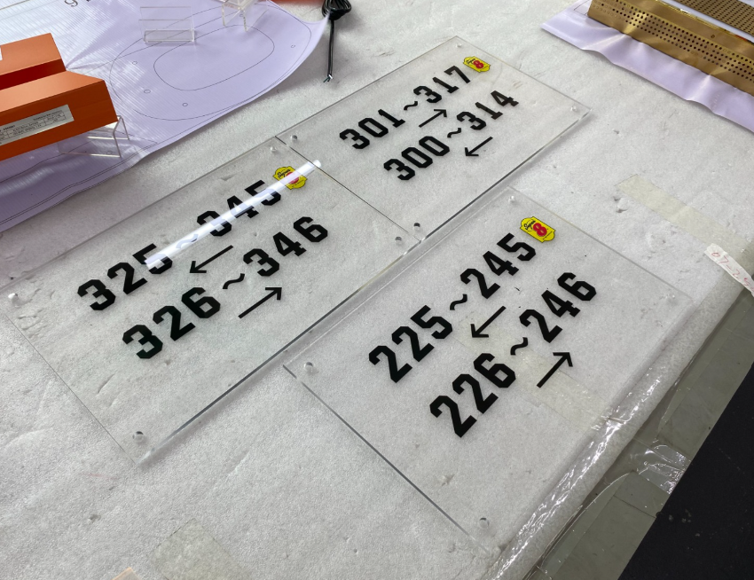 Custom Acrylic Signs for Super 8