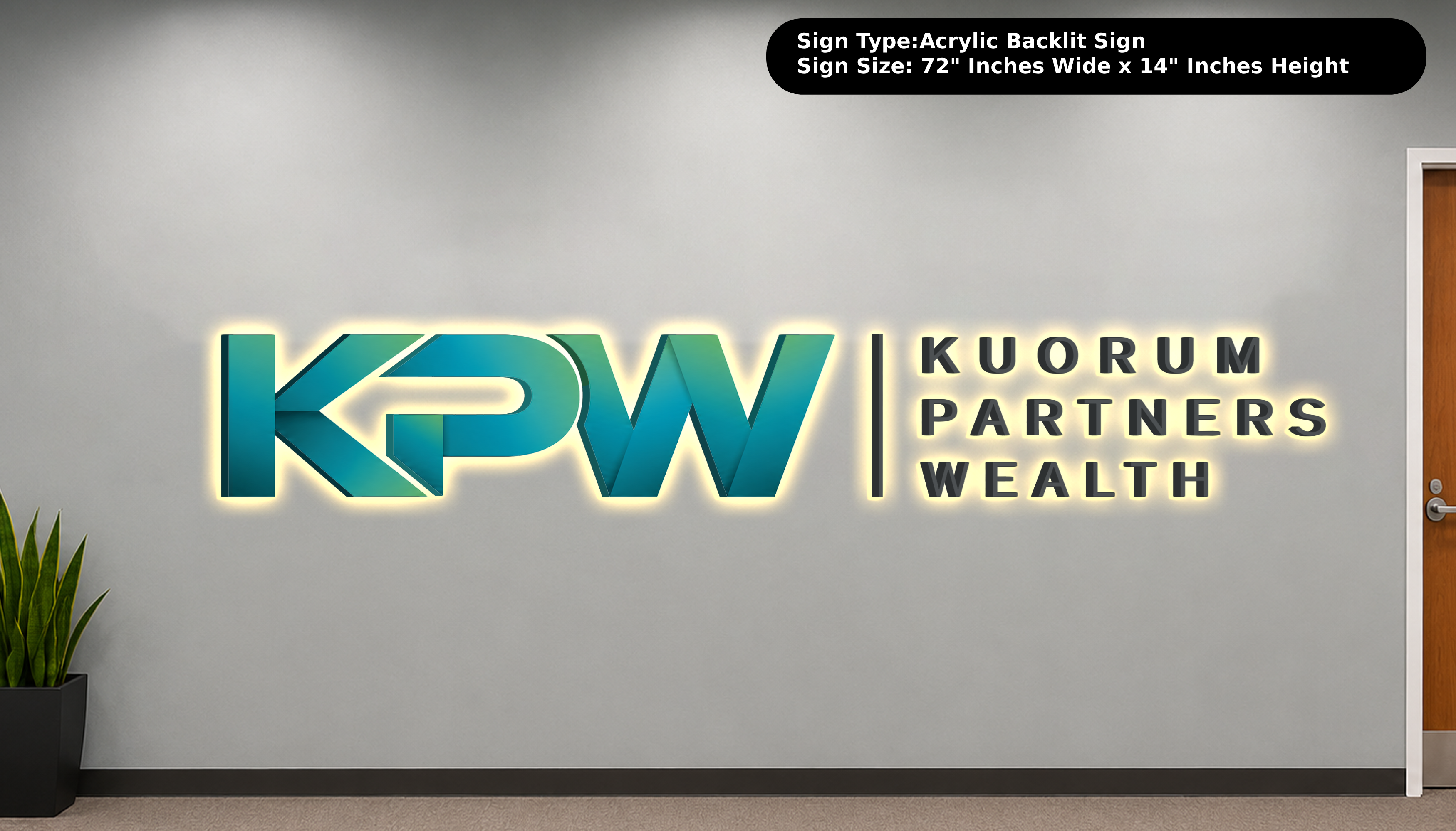 Custom Signages for Scott Roix