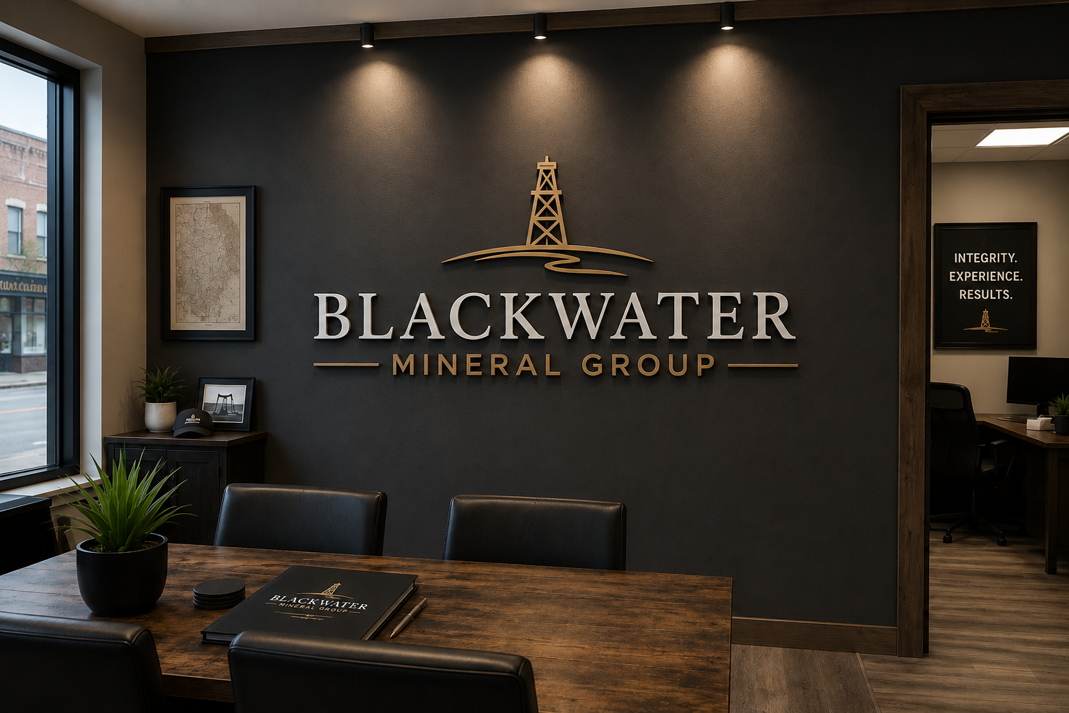 Custom Acrylic Office Sign For Mike Garza