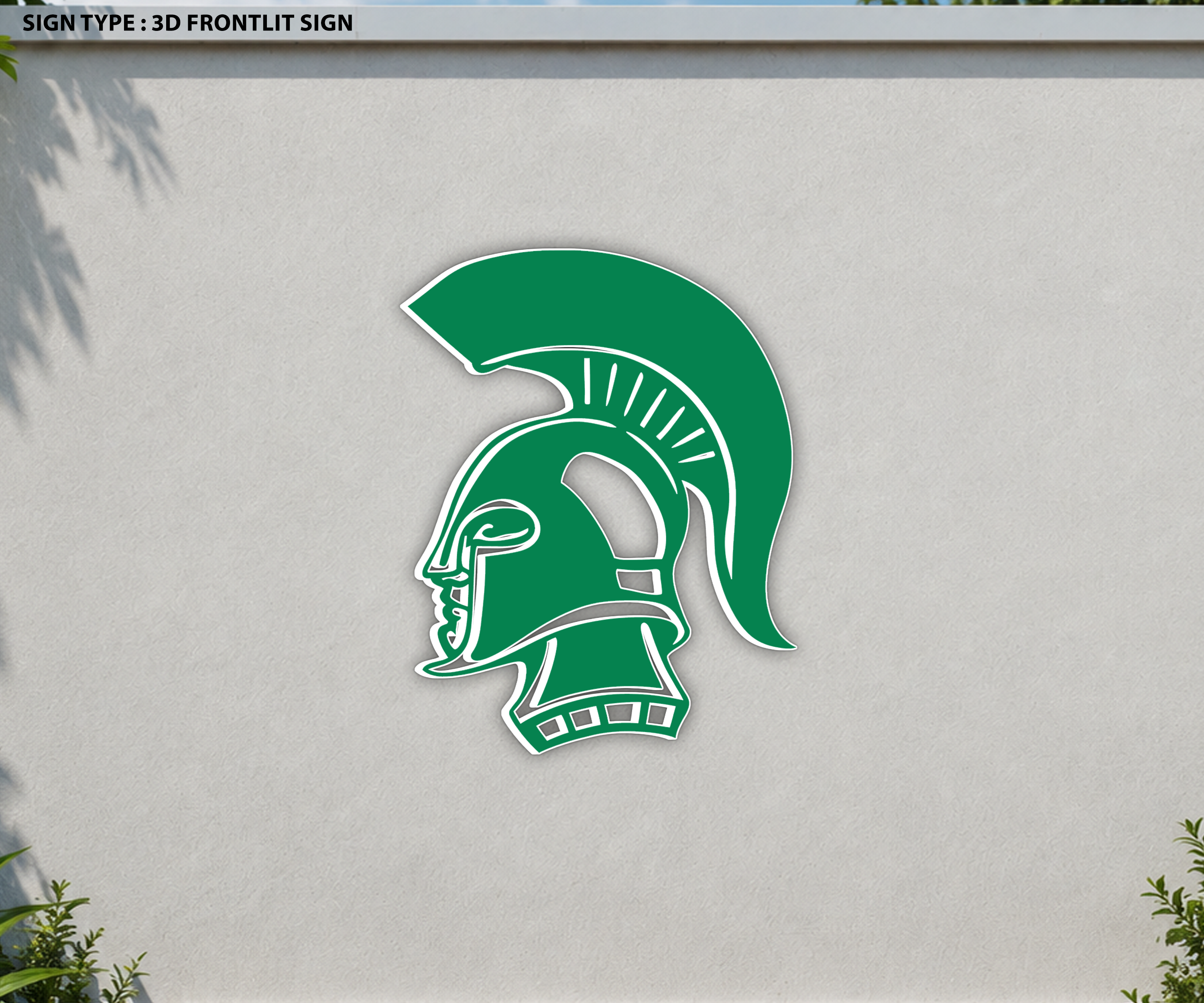 Custom 3D Metal Frontlit Sign for Laurel School District (Becky Medved)