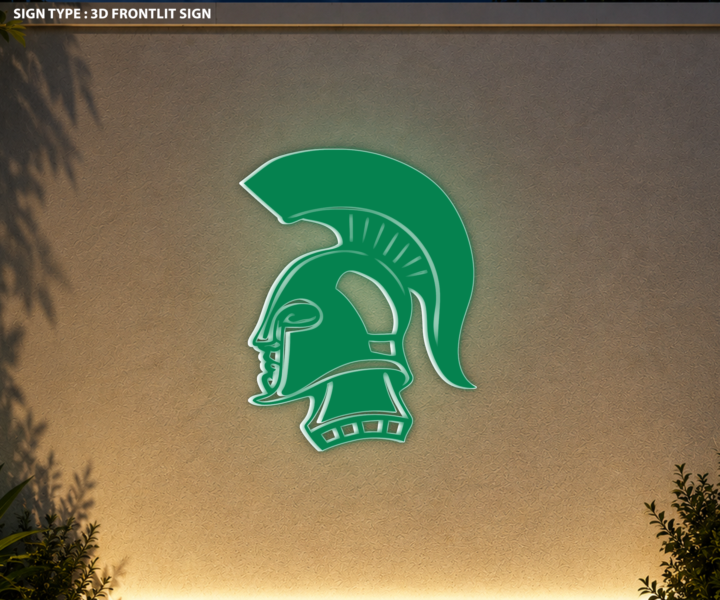 Custom 3D Metal Frontlit Sign for Laurel School District (Becky Medved)
