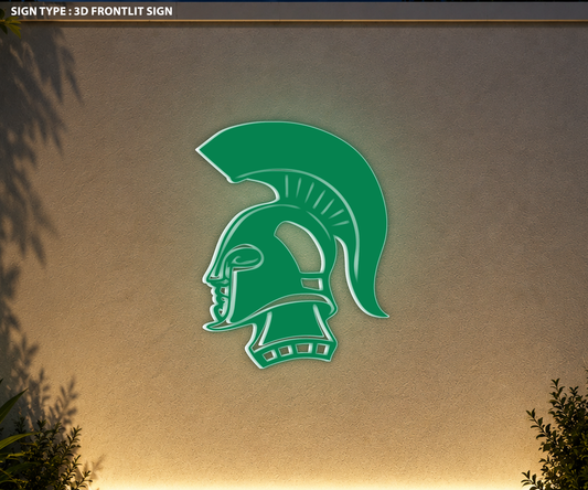 Custom 3D Metal Frontlit Sign for Laurel School District (Becky Medved) (50% Deposit)