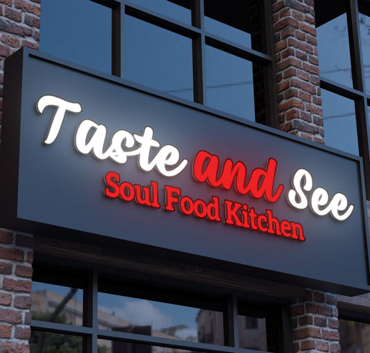 Custom Storefront Signs For Gayle Bradley - Nova Pro Signs