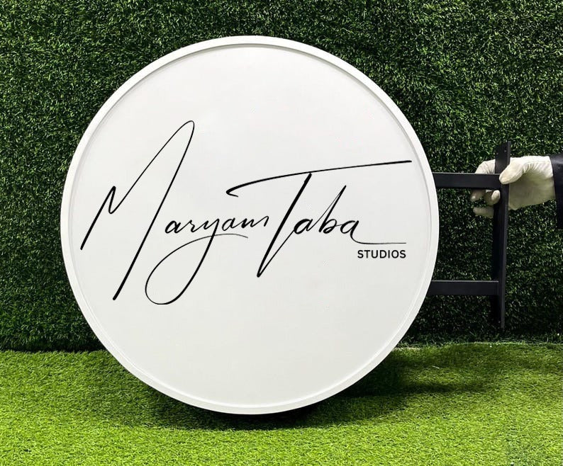 Custom Blade Sign for Maryam Taba - Nova Pro Signs
